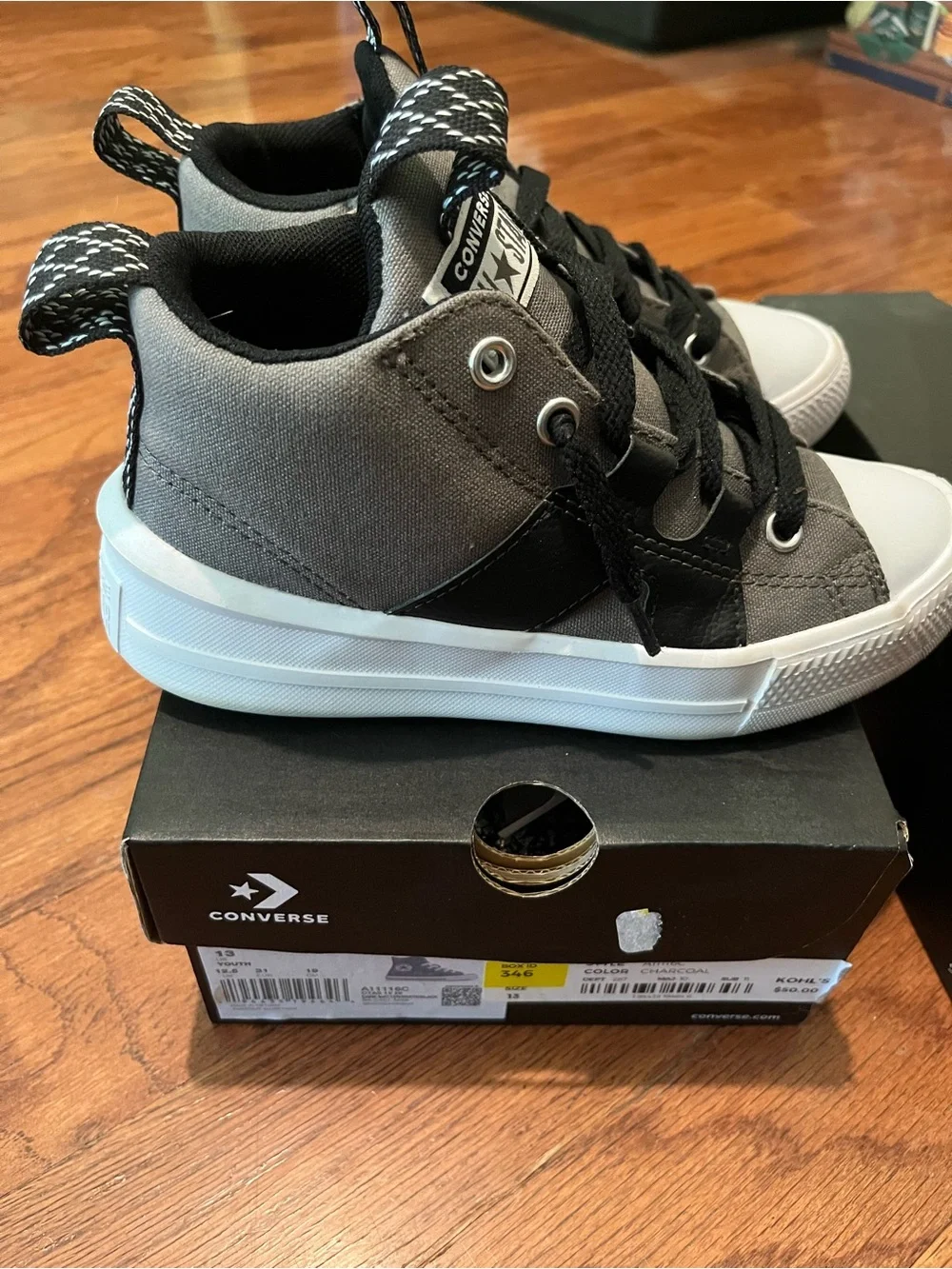 Lot Of 2 Converse Chuck Taylor High Top Shoes Size 13.